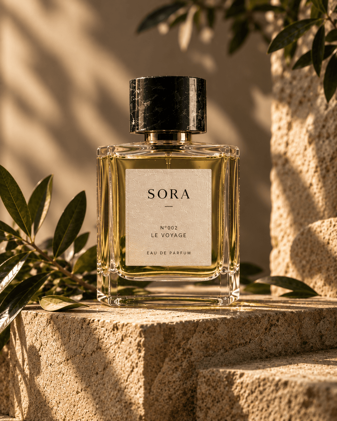 SORA N°002 LE VOYAGE EXTRAIT DE PARFUM flacon
